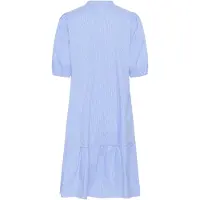 Culture Midikleid "Damen Kleid CUebony", Damen, Gr. M, N-Gr, blau (blau stripe), Obermaterial: 70% Baumwolle CO. 27% Polyamid PA. 3% Elasthan EL., Kleider Midikleid
