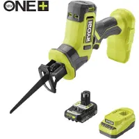 Ryobi 18 V ONE+ Säbelsäge R18RSC-1C20GP, inkl. Akku und Ladegerät