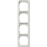 Gira 111403 Rahmen 4f BSF reinweiß Standard 55 senkrecht