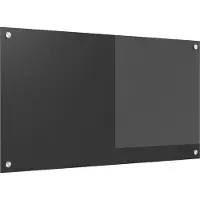 Syfax Küchenrückwand Dunkelgrau 90 x 50 cm Gehärtetes Glas