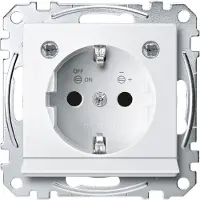 Merten SCHUKO-Steckdose pws Lichtausl.LED-Bel. MEG2304-0419
