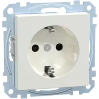 Merten Schutzkontakt-Steckdose mit Schraub-Liftklemme, Unterputz, 16
