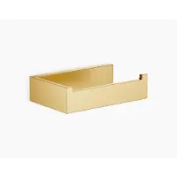 Dornbracht Papierrollenhalter ohne Deckel, 140mm, 83500780-28, Farbe: Messing gebürstet