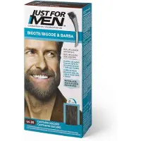 Just for men Tinte Colorante En Gel Para Barba Y Bigote. Con Aloe y Aceite de Coco, para una Barba Sin Canas y con Aspecto Más Denso en 5 minutos. Ton