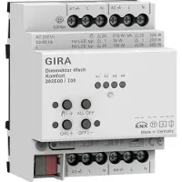 Gira KNX Dimmaktor 4fach Komfort 4 x 225 W/VA, 1 Stk.