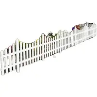 OEM Dekorative Rasenbegrenzung, 10 Meter Länge, 22,5 cm Höhe, 17 Stück, langlebiger Kunststoff, einfache Installation