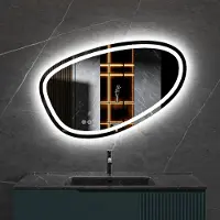 Quality Heating Spiegel - Warmweiß und Kaltweiß - Anti-Kondens und 90cm x 60cm