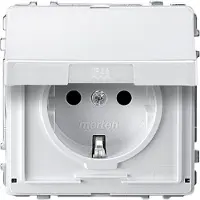 Merten SCHUKO-Steckdose pws Klappdeckel MEG2310-7219