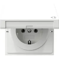 Gira Schutzkontaktsteckdose Typ F 16 Ampere 250 Volt mit Klappdeckel