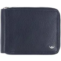 Golden Head Leder Geldbörse Capri RFID Protect RV-Scheintasche 1367 Blau dunkelblau