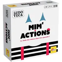 Liscianigiochi Mim'Actions – Pantomime-Spiel – LUDOTECA – – 3+ Spieler – ab 8 Jahren
