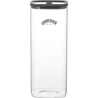 Kilner Glas-Vorratsbehälter "Fresh Storage" 3,5 l, (LxBxH): 31x10x10 cm transparent / grau