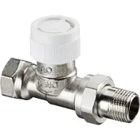 Oventrop Baureihe AV 9 Thermostatventil 1183806 DN 20, Durchgang, Messing vernickelt