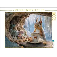 CALVENDO Puzzle: Eichhörnchenliebe | 2000 Teile, fertige Größe: 90 x 67 cm | Fotopuzzle für entspannte Stunden