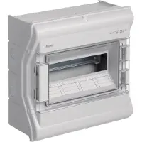 Hager VE112PN Kleinverteiler, vector, APV, IP65, 12PLE, UV-stabil, m. metr. Leitungseinführung