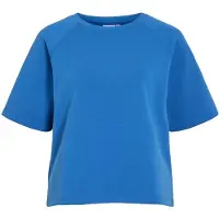 Vila Vireflect Rundhals Sweatshirt Mit Kurzen Ärmeln