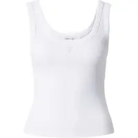 GUESS für Damen. W6YP51K4539 Trägertop mit weißem Logo (M), Lässig, Baumwolle, Ärmellos / Hosenträger