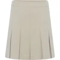 Saint tropez Midirock SAINT TROPEZ "Damen Rock ZelivaSZ", Damen, Gr. XS, beige (oxford tan), Obermaterial: 77% Polyester PES. 19% Viskose CV. 4% Elasthan EL., Röcke Midirock