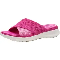 Tamaris Comfort Damen Pantoletten mit Chunky-Sohle Vegan, Rosa (Fuxia), 37 EU