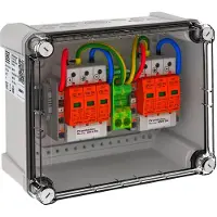 Obo Bettermann OBO 5088410 Generatoranschlusskasten 2x1 PV-String auf 2 WR-MPP 900V DC lichtgrau RAL 7035 PVG-BC 900K 110