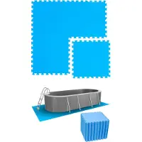Eyepower 10,3 m² Poolunterlage - 44 EVA Matten 50x50 Pool Unterlage - Unterlegmatten Set