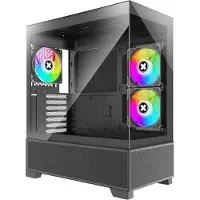 Xilence Xilent Beam ATX PC-Gehäuse schwarz, X218.ARGB Gaming ATX PC Case