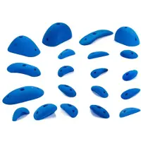 Blue pill - Mixed All - Klettergriffe Gr XS-XL blau/weiß