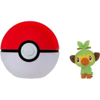 Jazwares Pokémon Grookey &amp; Poké Ball Figur