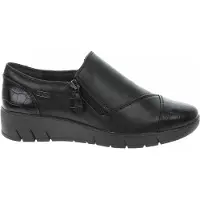 Jana Damen Slipper 8-24660-29 schwarz Schlange 37