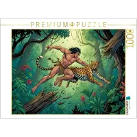CALVENDO Puzzle. Ein Bild aus dem Kalender "Tarzan – Legende des Dschungels" | 1000 Teile, fertige Größe 64 x 48 cm | Fotopuzzle für entspannte Stunden