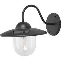 STREND PRO Lampe Garden, Solar, Leuchte für Wand/Zaun, 1x LED, 23,5x18x20 cm