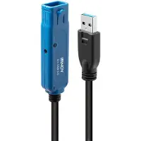 Lindy 43158, 8 m, USB A, USB A, USB 3.2 Gen 1 (3.1 Gen 1), 5 Gbit/s, Schwarz