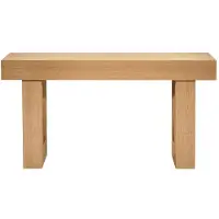 OEM Holztisch 160 cm, Rechteckige Eingangstisch für Flur, Schlafzimmer, Wohnzimmer oder Foyer, schmale Tisch mit rustikal-ländlichem Design, einfach zu montieren, massivholzfarbene Oberfläche