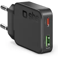 SBS 30W USB-C Power Delivery und USB-A Fast Charge Slim-Wandladegerät
