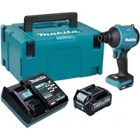 Makita AS 001 GD101 Akku Gebläse 40 V max. Brushless + 1x Akku 2,5 Ah + Ladegerät + Makpac