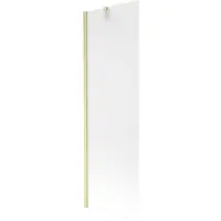 Mexen Next Badewannenabtrennung einflügelig 60 x 150 cm, mattiert, gold gebürstet - 895-060-000-00-30-55