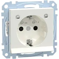 Merten MEG2304-0319 SCHUKO-Steckdose mit Lichtauslass System M