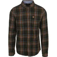Superdry für Herren. M4010727A Grünes Holzfällerhemd (XXL), Lässig, Baumwolle, Langarm