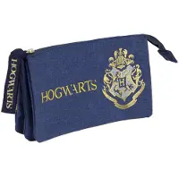 Harry Potter "Hogwarts" - Schlampermäppchen mit 3 Fächern