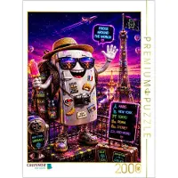 CALVENDO Puzzle sightseeing fridge | 2000 pieces, finished size 35.4 × 26.4 in (90 × 67 cm) | Photo puzzle for happy hours