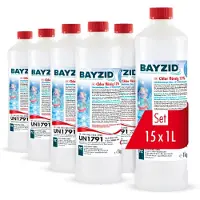 Höfer Chemie 15x1 kg BAYZID Flüssigchlor 13% zur effektiven Pool Desinfektion