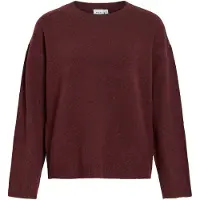Vila Viliga Rundhals Strickpullover