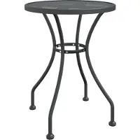 Syfax Gartentisch Ø60x72 cm Streckgitter Anthrazit