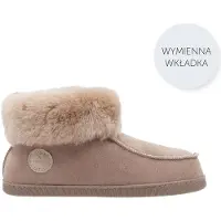 Vanuba Herren Pantoffeln Peppin Lammfell-Hüttenschuhe | geschlossene Hausschuhe in Gr. 40-47 und 3 Farben, handgefertigt