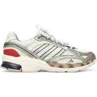 Adidas Sneaker SPORTSWEAR "SPIRITAIN 2000", Mädchen, Gr. 41, silber (ivory, tech grau metallic, core schwarz), Leder, Textil, Schuhe Sneaker, inspiriert vom Design des adistar control