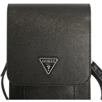 GUESS Pu-saffiano-handytasche Mit Dreieckslogo