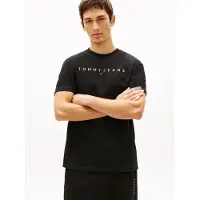 Tommy Hilfiger Tommy Jeans "TJM REGULAR LINEAR LOGO EXT" Rundhals, Regular Fit