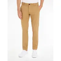 Tommy Hilfiger Chinohose TOMMY JEANS "TJM SCANTON", Herren, Gr. 31, Länge 32, grün (classic khaki), Web, Obermaterial: 98% Baumwolle, 2% Elasthan, körpernah normal, Hosen Chinohose, mit Markenlabel
