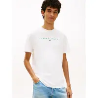 Tommy Hilfiger Tommy Jeans "TJM REGULAR LINEAR LOGO EXT" Rundhals, Regular Fit