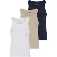 HUGO underwear Ripptanktop Packung, 3er, 3 Basic, Rundhals